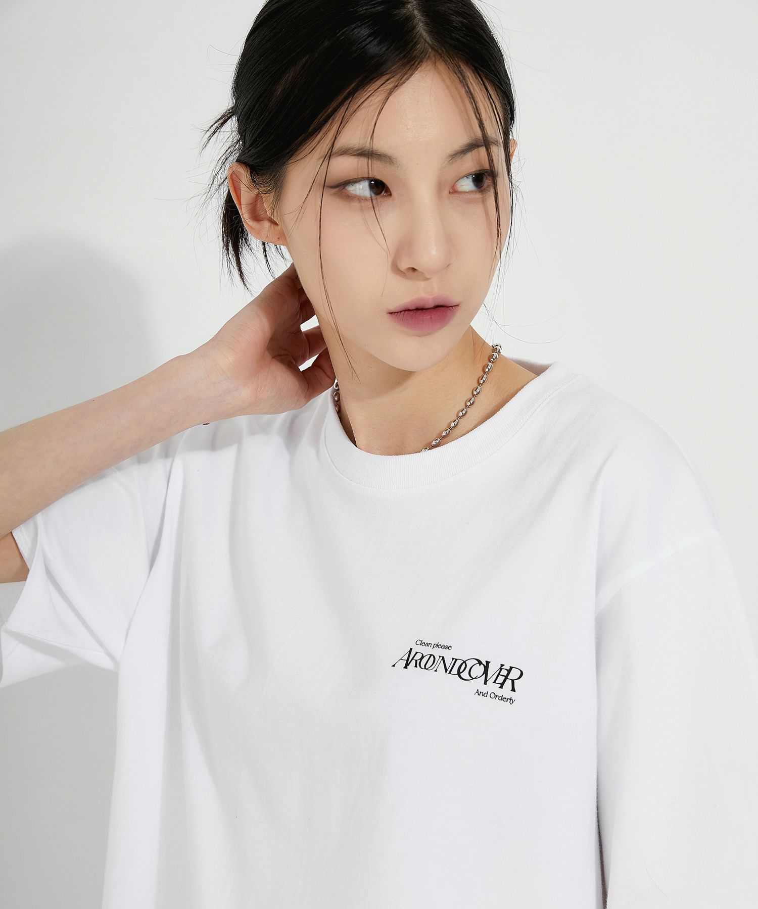 【 Peak】 Lettering Short Sleeve T-Shirt /追跡付 Soft Cotton Logo Short Sleeve T-Shirt（Tシャツ/カットソー