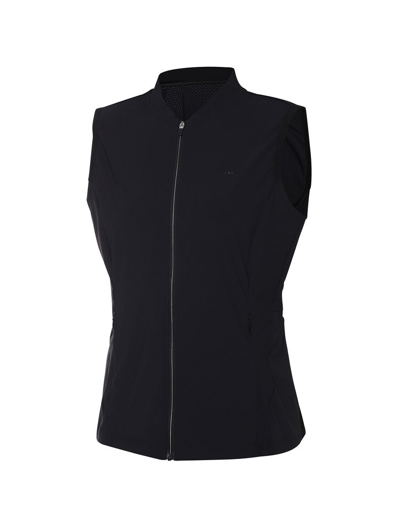 CO 트리코트 펀칭 베스트 L_Black