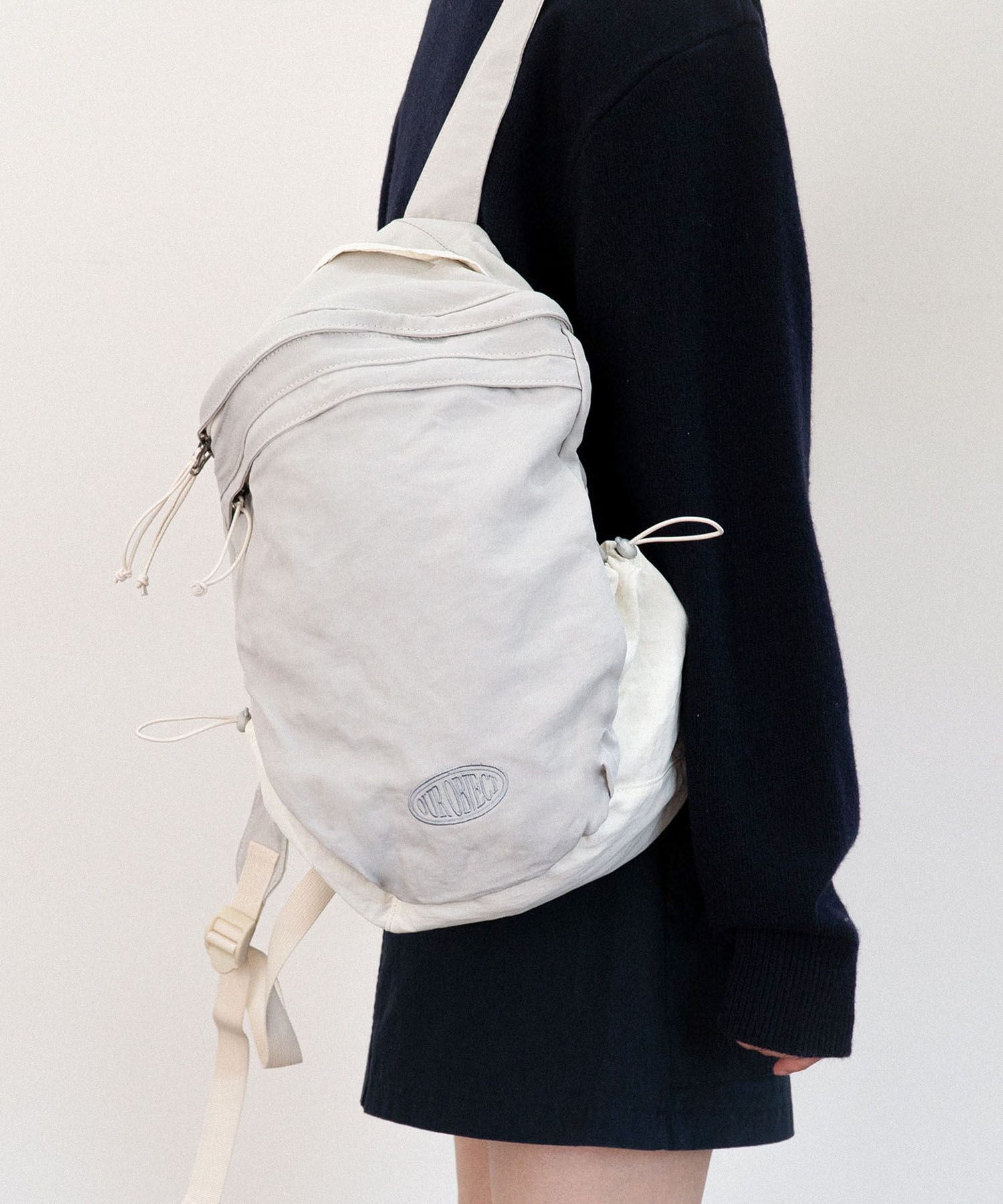 [OURO] ADVENTURE BACKPACK 4色★バックパック MUSINSA公式 | OURO ADVENTURE BACKPACK [ PALE BLUE ]