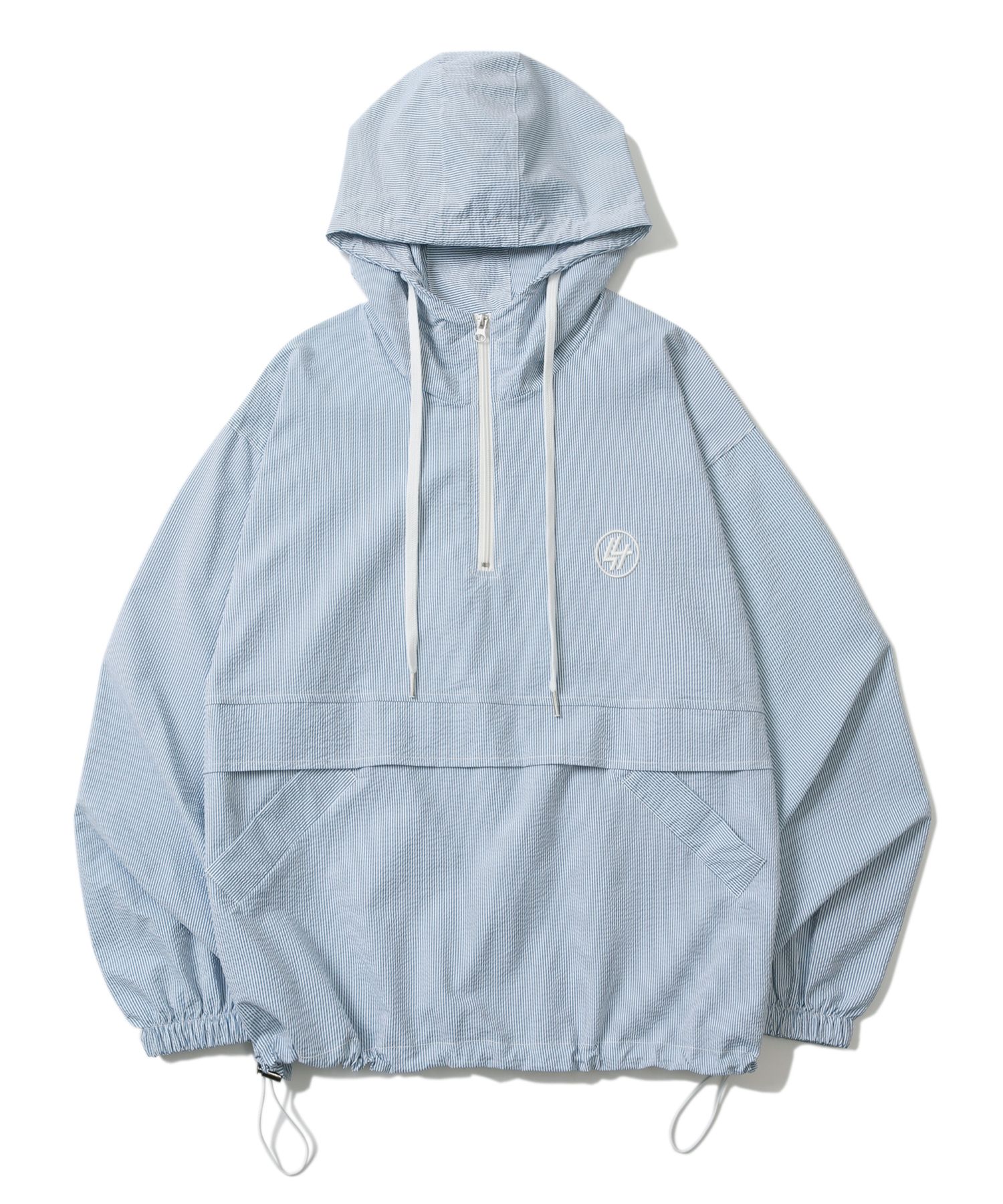【BAON】Luken Hood Wind Jumper MUSINSA | SEARCH410 Seersucker anorak hooded zip-up blue