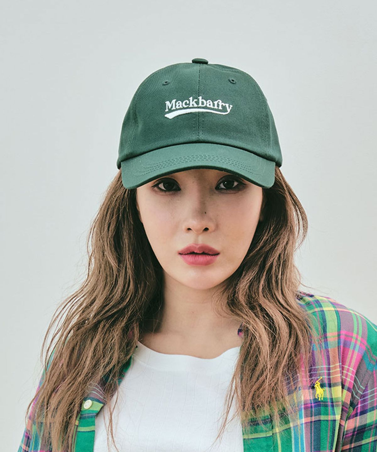 맥베리(MACK BARRY) Signature LOGO BALL CAP GREEN