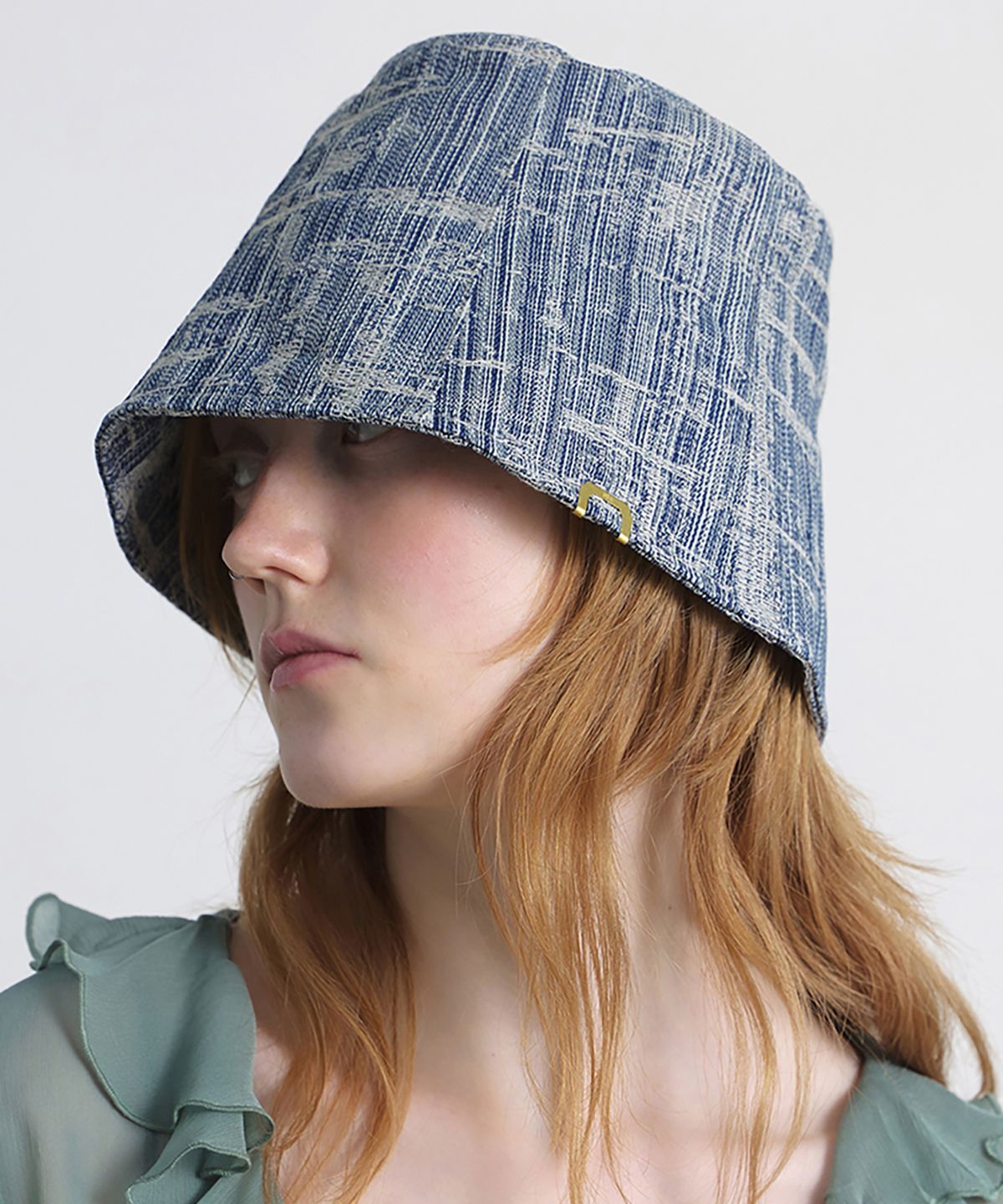 언더컨트롤 스튜디오(UNDERCONTROL STUDIO) STAND BUCKET / BRUSHED DENIM / BLUE