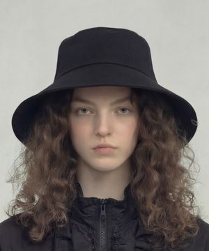 코튼 와이드 버킷햇 WIDE BUCKET / BIG EYE LINEN / M BLACK