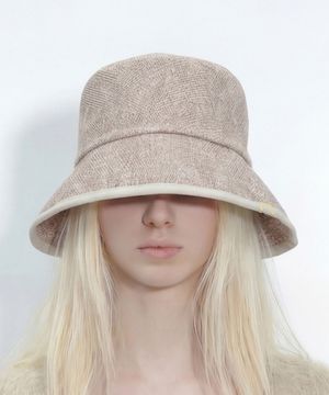 코튼 버킷햇 DROP BUCKET / COTTON HB / LINE BEIGE