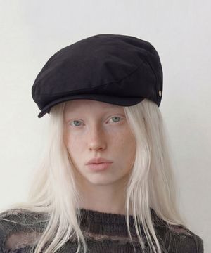 코튼 클래식 헌팅캡 DRIVE HUNTING / FLAT BIO / BLACK