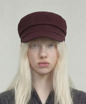 사계절 코튼 벨보이캡 MARINER / SEED BIO / RED BROWN