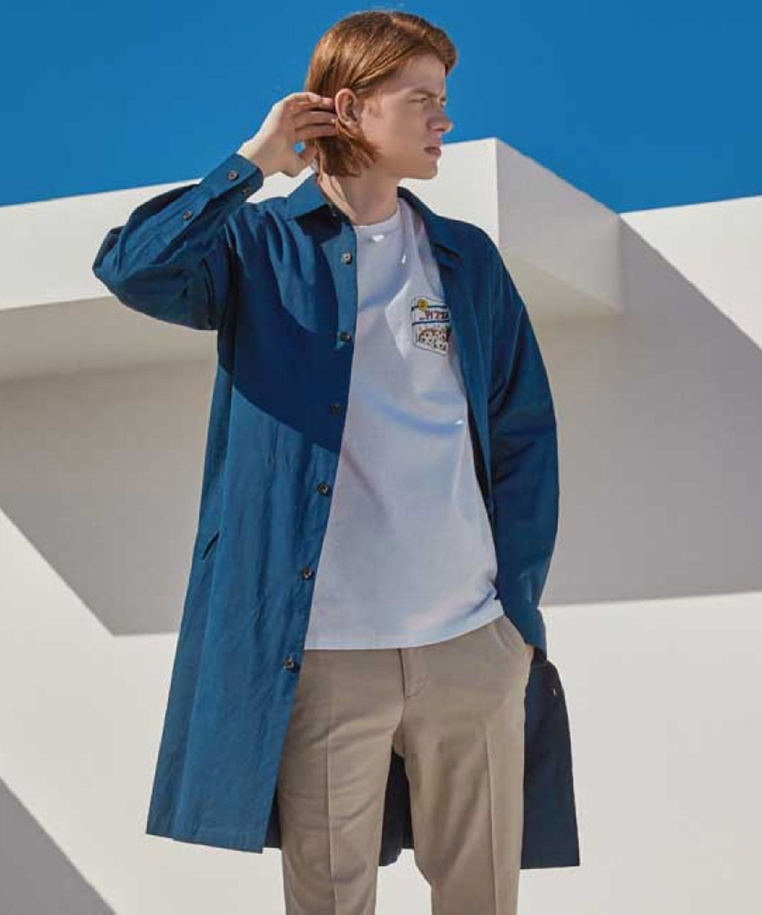 MUSINSA AD HOC Men's Tailored Field Jumper (NAVY)