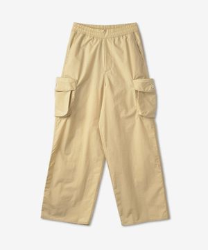 엘라스틱 카고 팬츠 - 베이지 / CRTWMBOT019NYL0210126