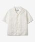 레귤러 반소매 셔츠 - 크림 / CRTWMSHR012NYL023205