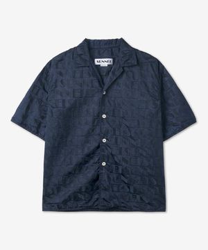 레귤러 반소매 셔츠 - 다크 네이비 / CRTWMSHR012NYL023492