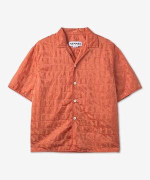 레귤러 반소매 셔츠 - 브라이트 오렌지 / CRTWMSHR012NYL0237434