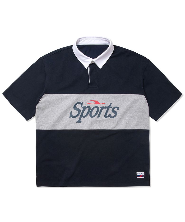 SPORTS RUGBY T SHIRTS NAVY