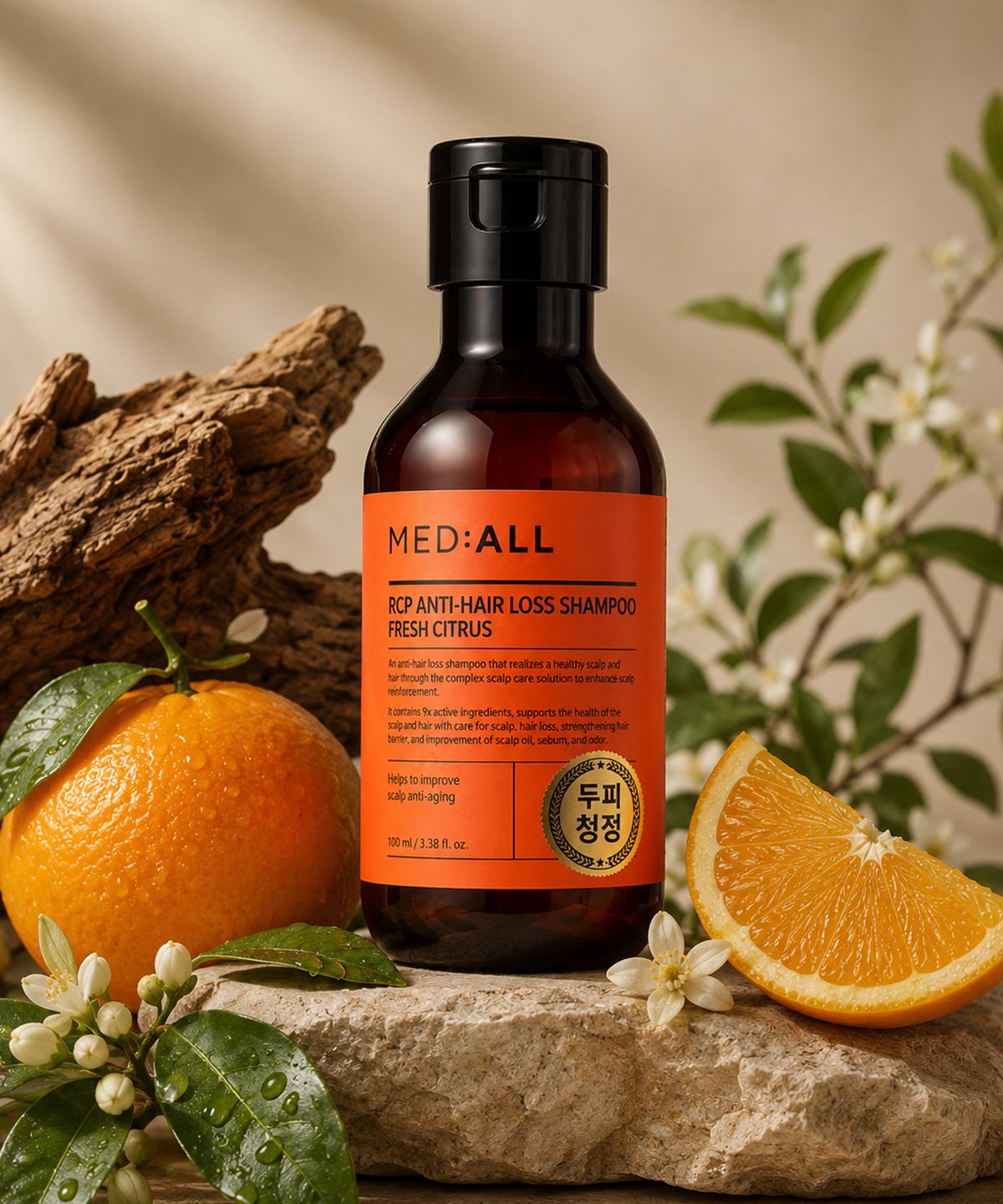 메디올(MEDIALL) RCP 안티헤어로스 샴푸 시트러스향 100ml