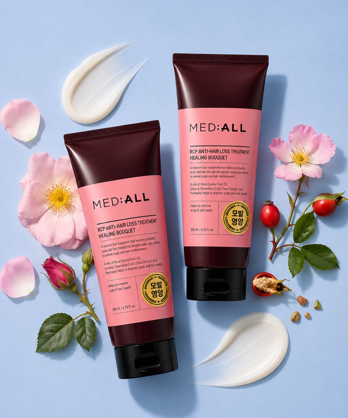 메디올(MEDIALL) RCP 안티헤어로스 트리트먼트 힐링부케향 200ml