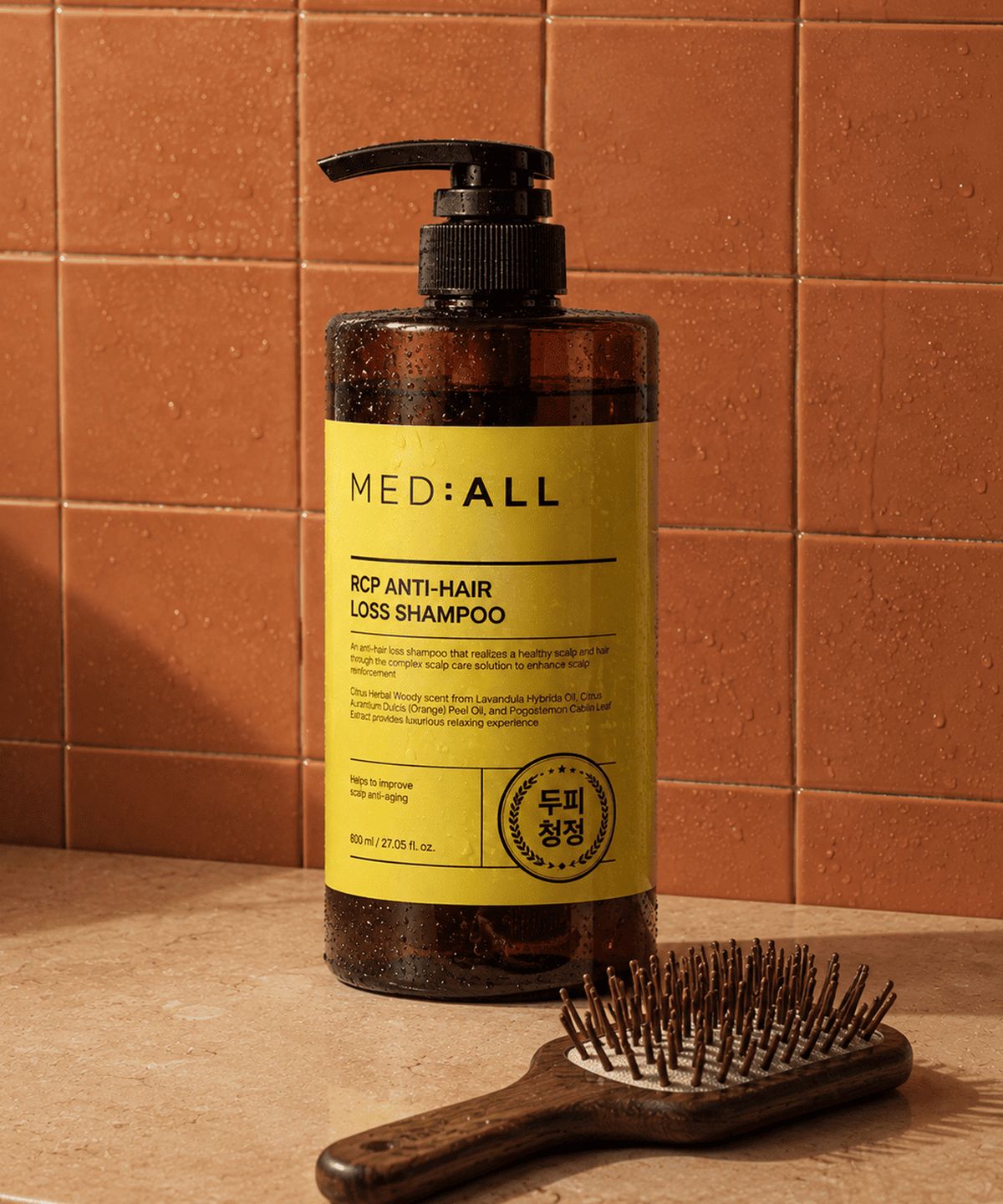 메디올(MEDIALL) RCP 안티헤어로스 샴푸 우디향 800ml