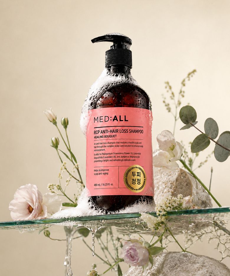 RCP 안티헤어로스 샴푸 힐링부케향 480ml
