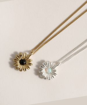 925실버 미니 꽃 목걸이 세린/ serein