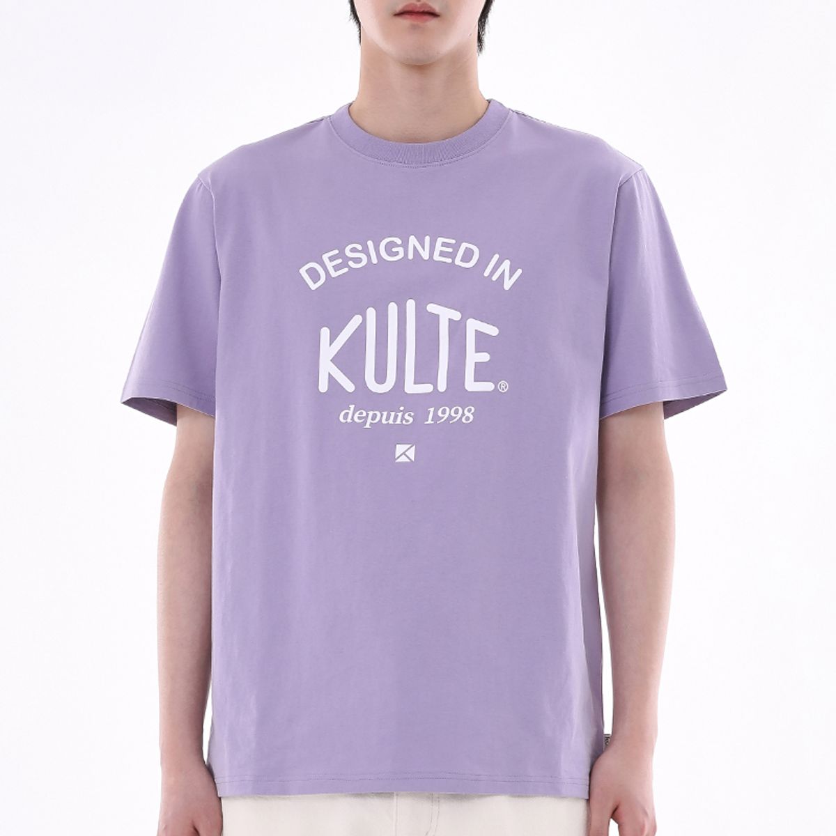쿨트(KULTE) VINTAGE LOGO T-SHIRT 퍼플