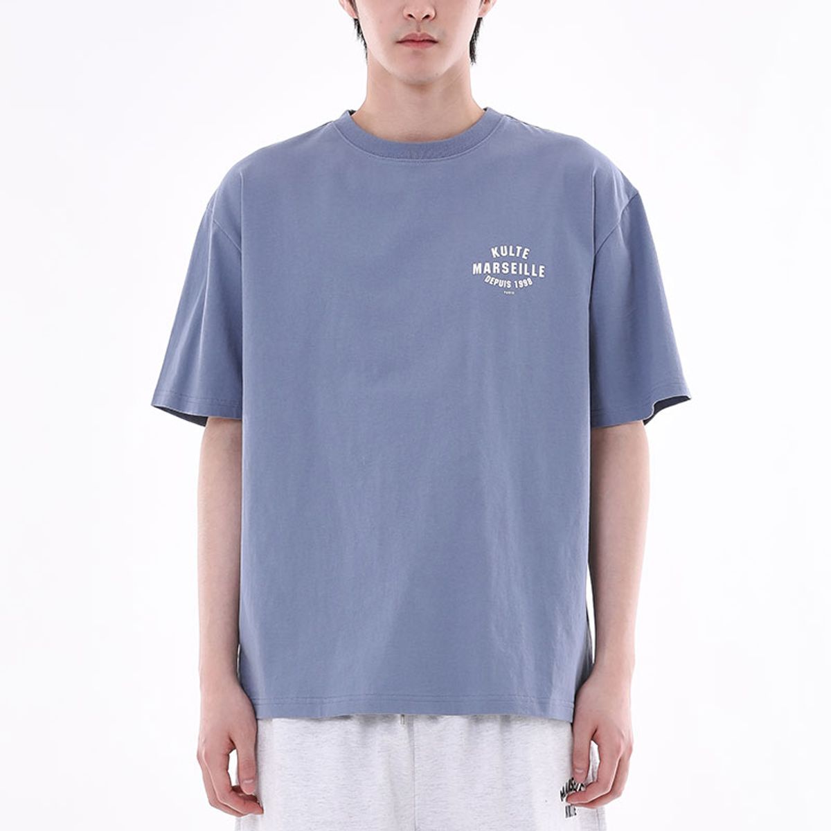 쿨트(KULTE) CIRCLE ARCH T-SHIRT 블루