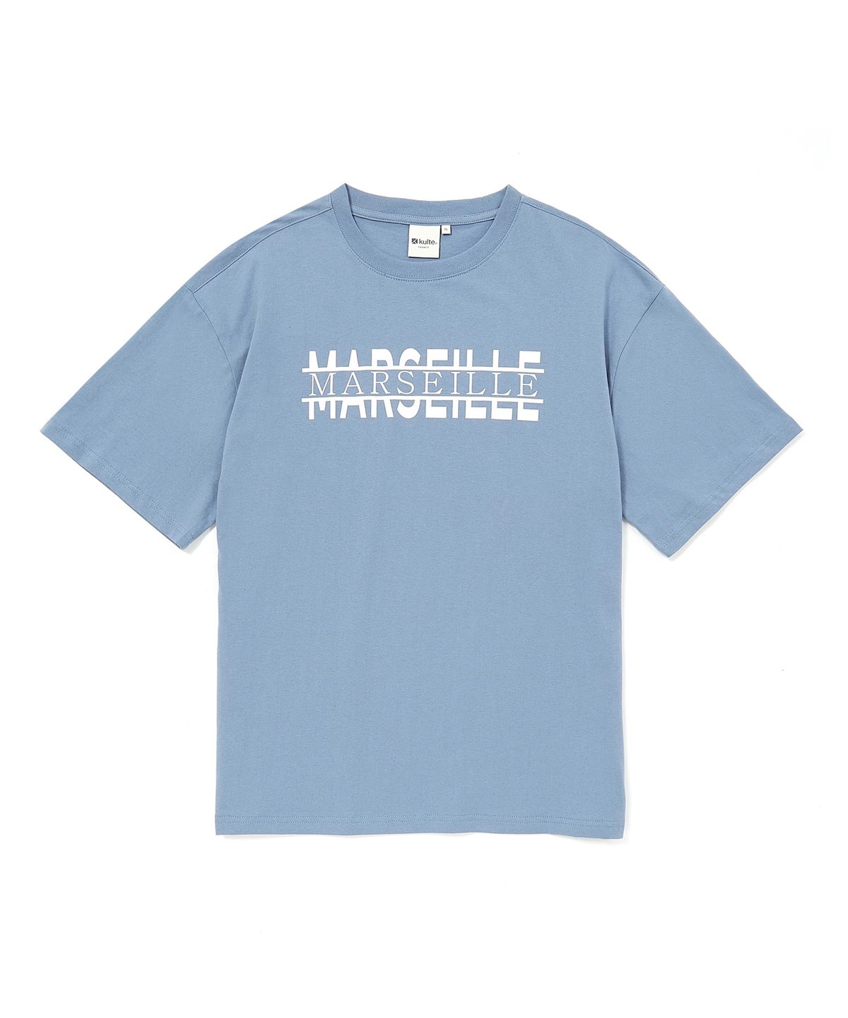쿨트(KULTE) MARSEILLE FLAT T-SHIRT 블루