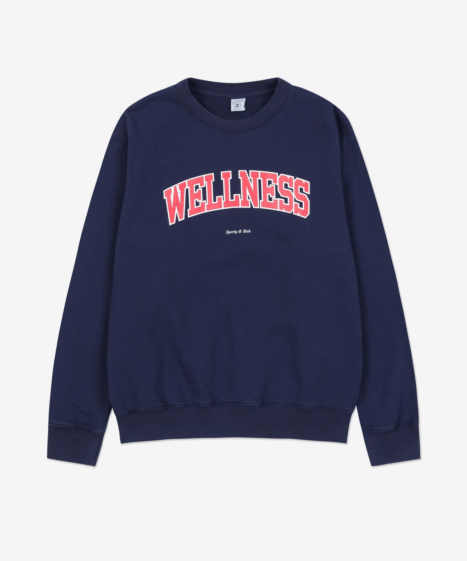 ★Sporty & Rich★ Wellness Ivy Sweatshirt Navy Sports Red CR MUSINSA | SPORTY&RICH Wellness Ivy Sweatshirt - Navy: Sports