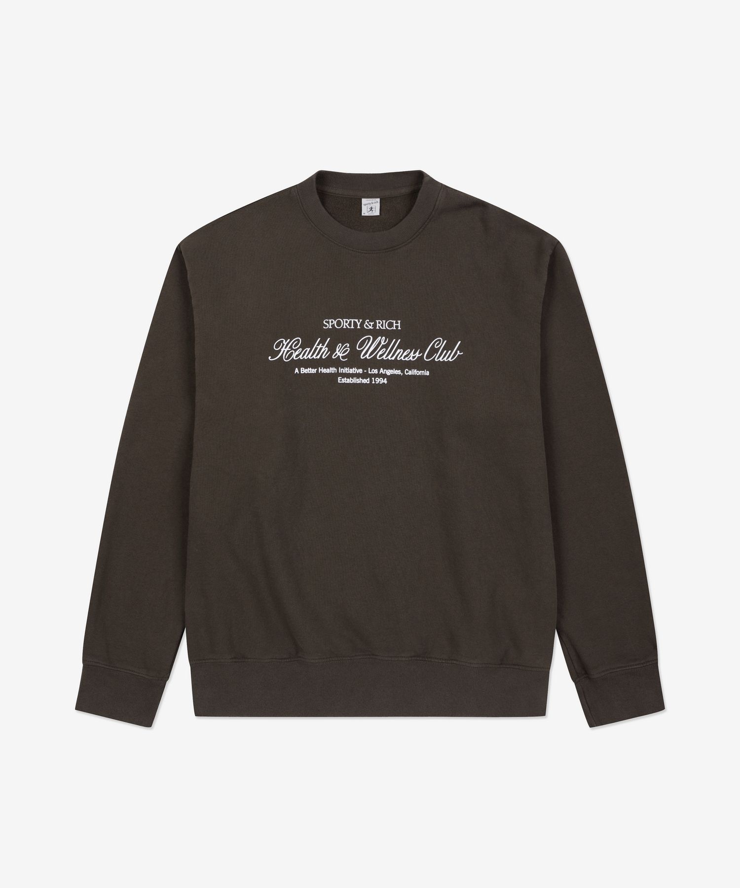 スウェット・トレーナー Sporty & Rich Logo Man to Man Chocolate White CR665CH CR665C MUSINSA | SPORTY&RICH Logo Sweatshirt - Chocolate: White