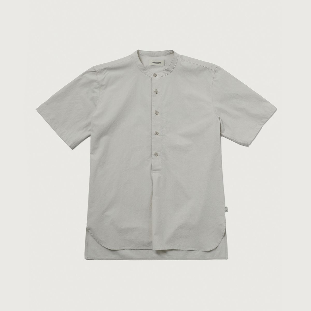 벤(BBEEEENN) MENS) 린 하프 셔츠_에크루