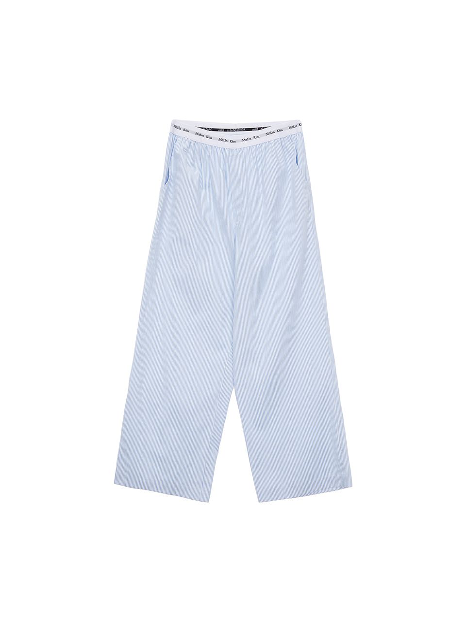 Matin Kim☆COZY PAJAMA STRIPE PANTS MUSINSA | MATIN KIM COMFORT PAJAMA STRIPE PANTS IN SKY