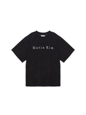 MATIN EMBROIDERY LOGO TOP IN BLACK