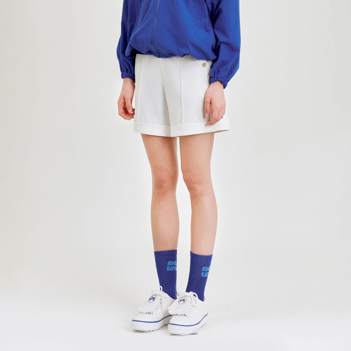마틴골프(MARTINE GOLF) Wide Fit Shorts_White