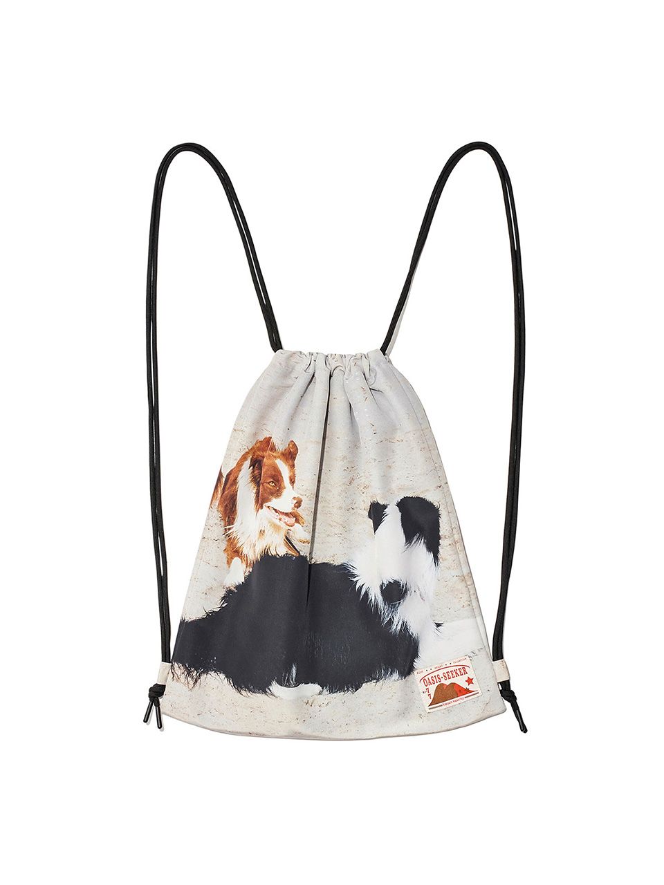 MUSINSA公式 | KIJUN Drawstring Sport Bag Dog Print