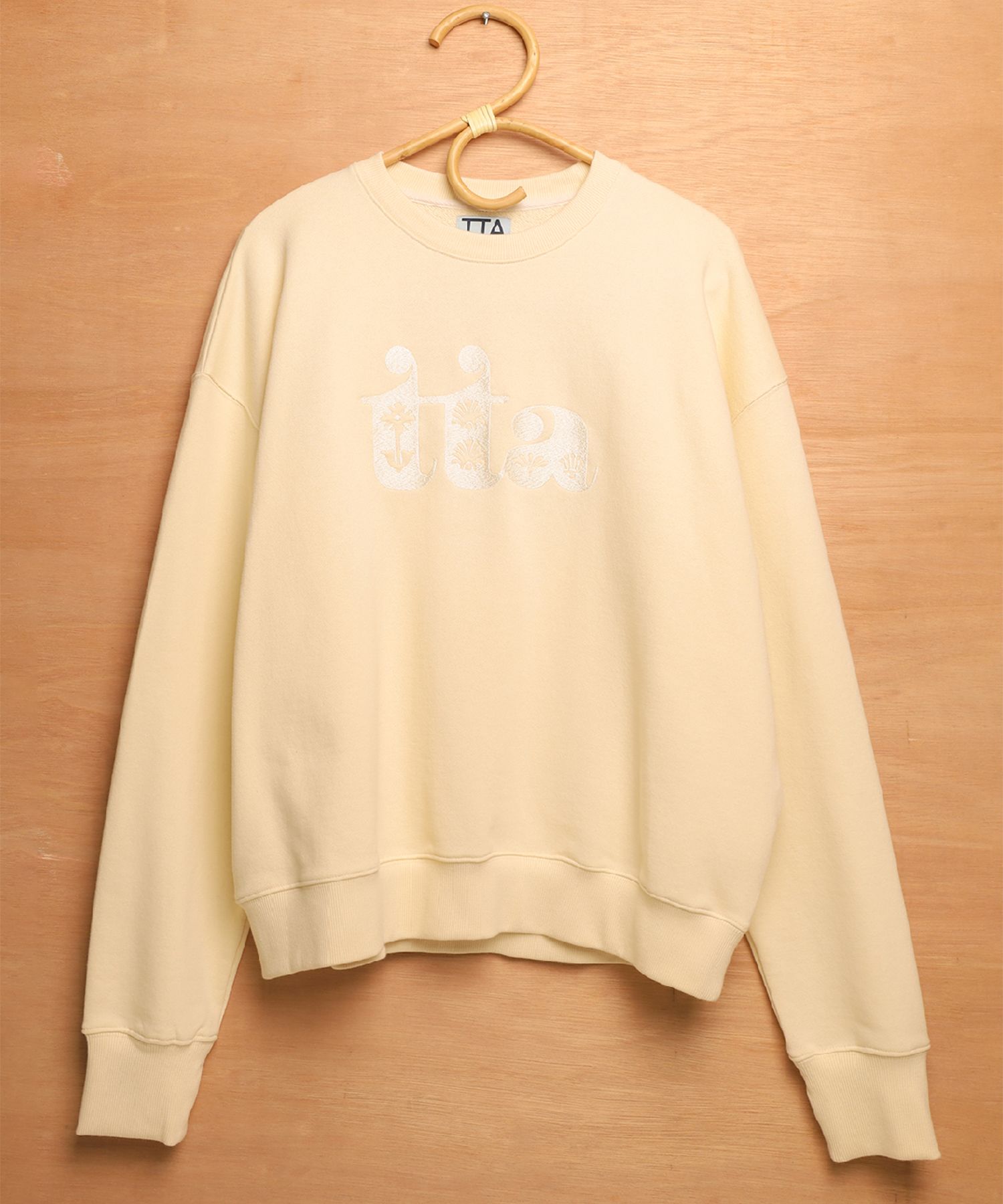 tow tow archive☆GARDEN EMB THUMBHOLE SWEATSHIRTS MUSINSA | TOWTOW ARCHIVE GARDEN EMB THUMBHOLE SWEATSHIRTS - ECRU