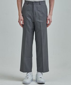 노턱 슬랙스 그레이