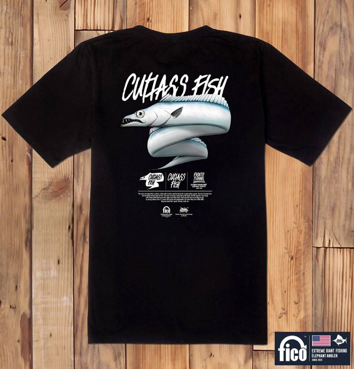돌돌(DOLDOL) FICO_tshirts-65 익스트림 낚시 브랜드 피코 시즌2 캐릭터 그래픽 디자인 티셔츠