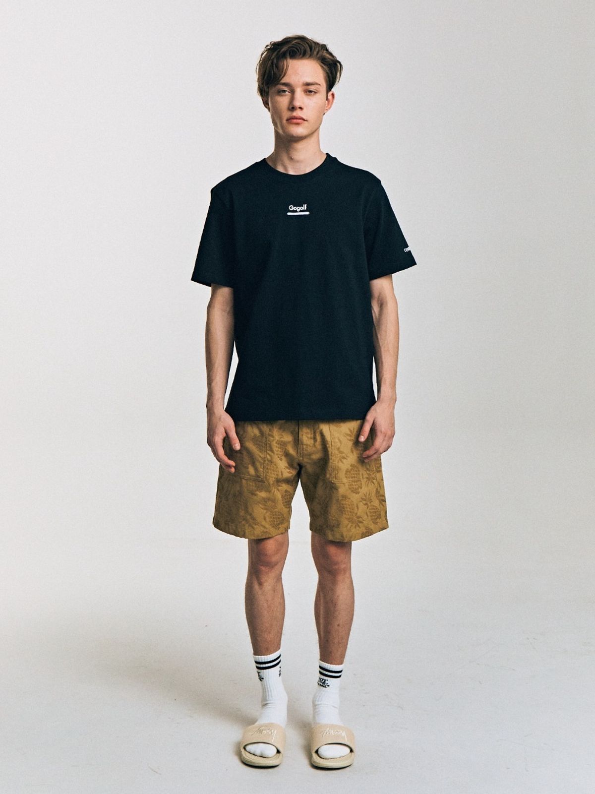 컨티먼트(CONTEMENT) ‘Gogolf  I’m Feeling Lucky’ CREW NECK TEE