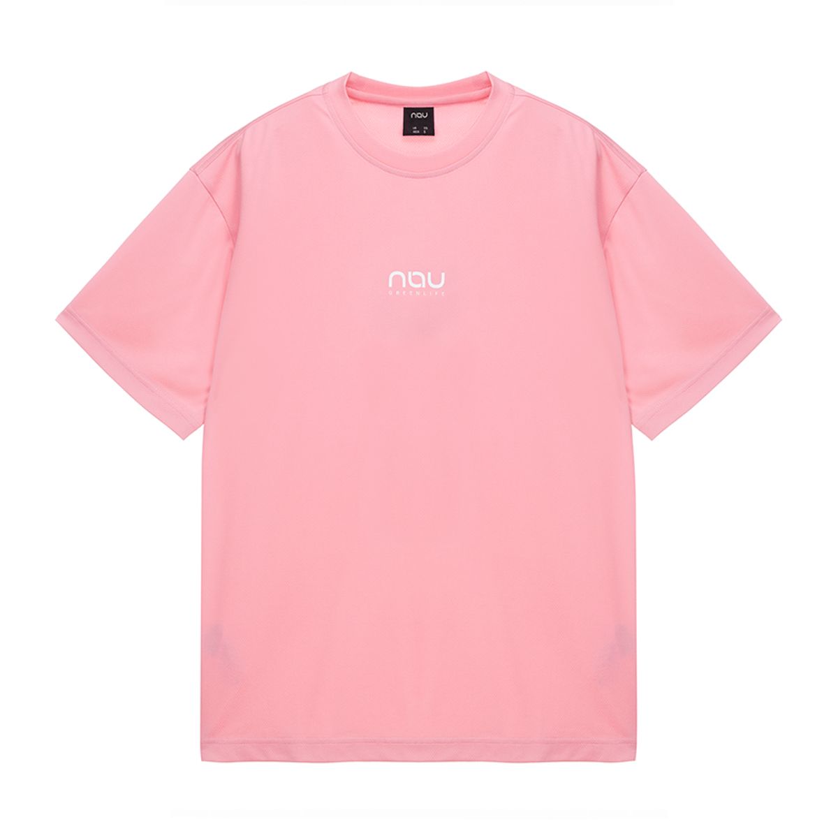 나우(nau) 메쉬 그래픽 반팔티셔츠 Light Pink