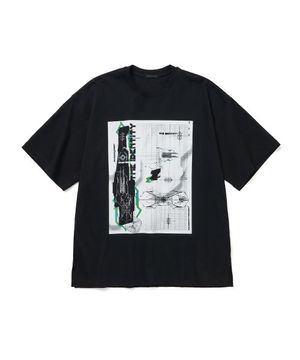 Space core round half sleeve [black]