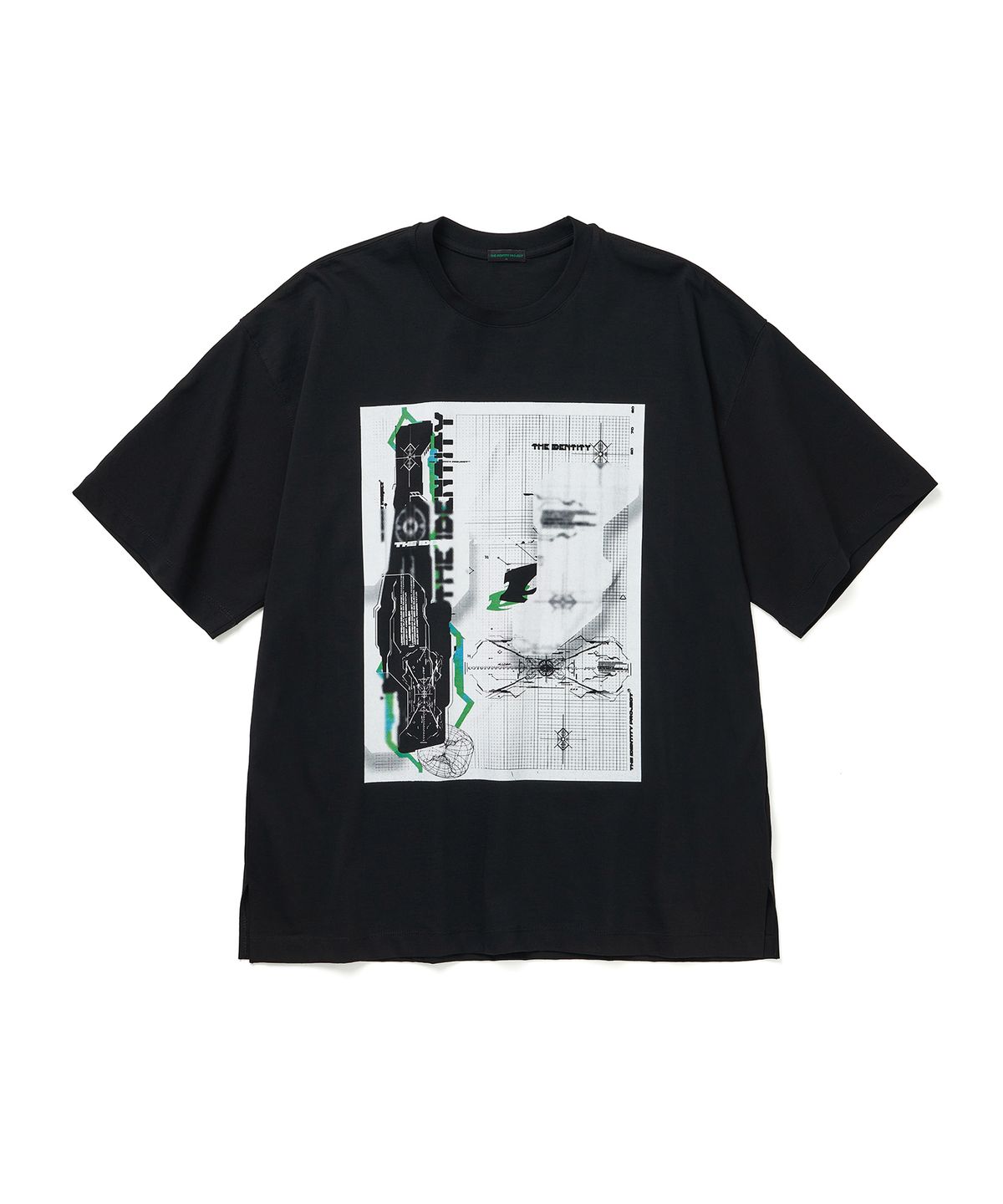 더 아이덴티티 프로젝트(THE IDENTITY PROJECT) Space core round half sleeve [black]