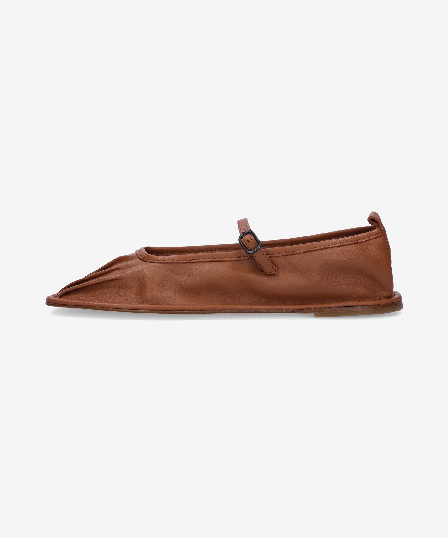 ◆HEREU◆ Single Flat Shoes Chestnut WFR23DANS002CHESTNUT WF MUSINSA | HEREU Single-Sided Flat Shoes - Chesnut
