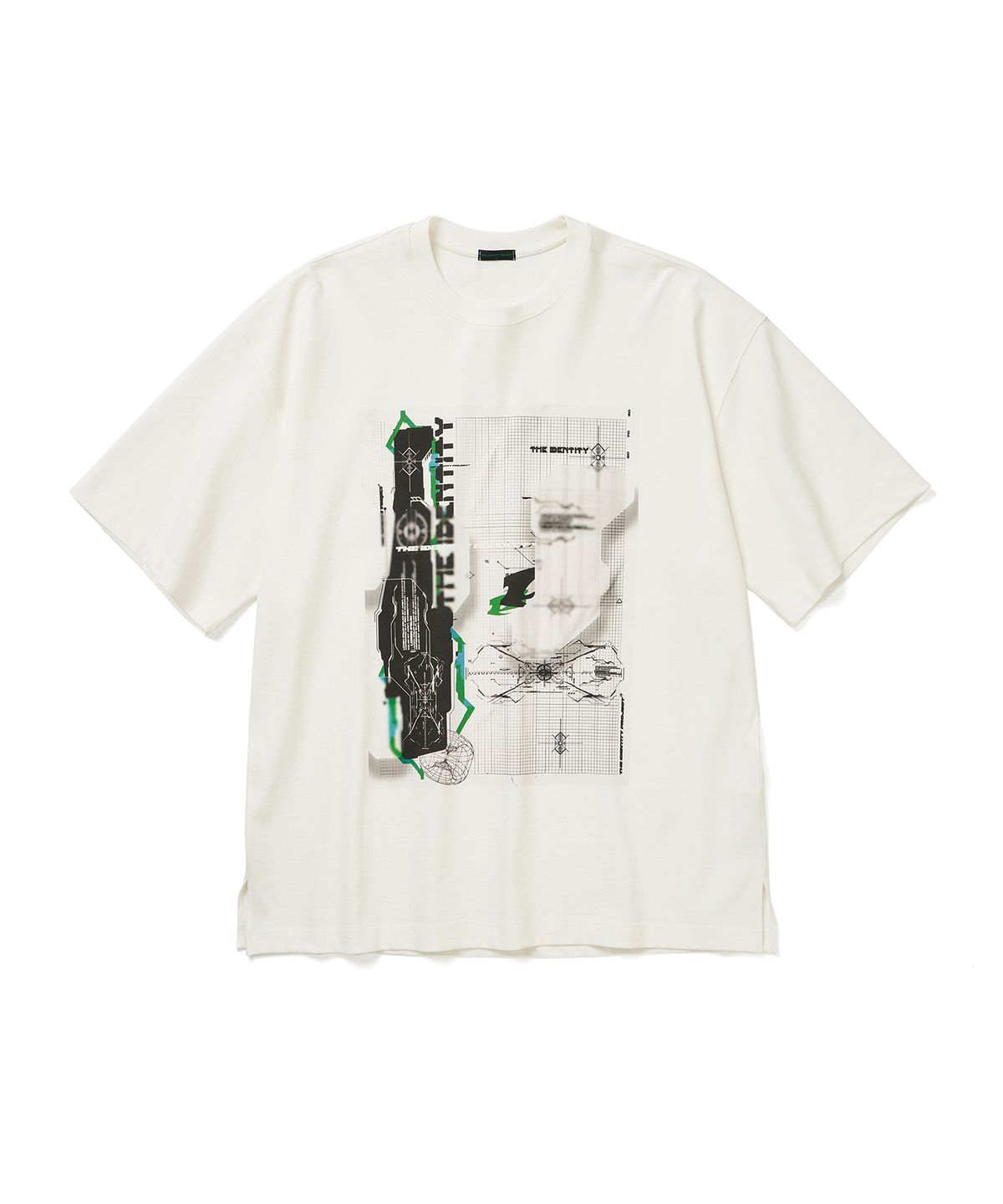 더 아이덴티티 프로젝트(THE IDENTITY PROJECT) Space core round half sleeve [ivory]