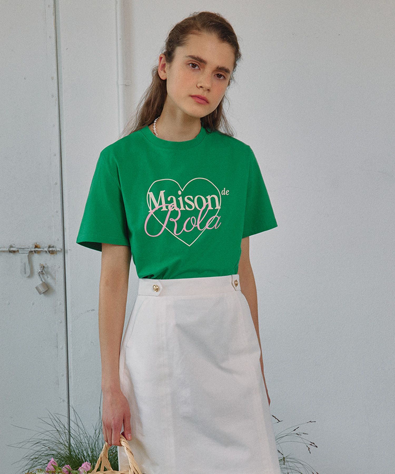 (G)I-DLE★関税込★ROLAROLA★SPORTY MAISON DE ROLA T-SHIRTS★ ☆(G)I-DLE☆【ROLAROLA】☆SPORTY MAISON DE ROLA T-SHIRT.S☆