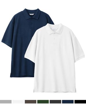 릴렉스드 더블코튼 카라 반팔티 ( 7Color )