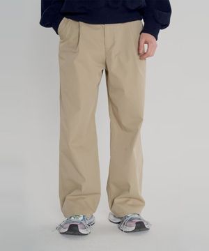 와이드 치노 팬츠 [베이지]