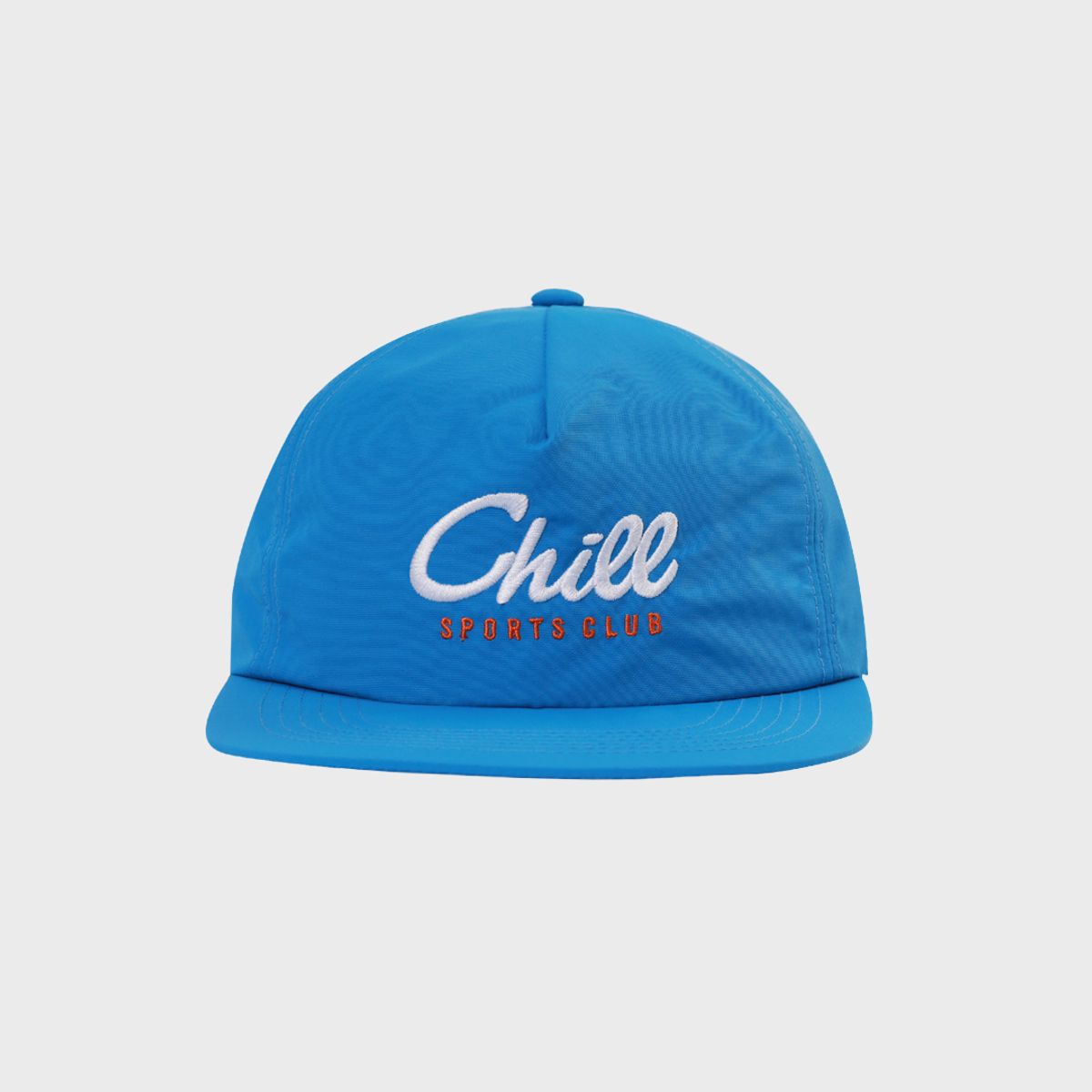 칠스포츠클럽(CHILL SPORTS CLUB) 칠 오리지널 로고 테크 캡 로얄블루(플랩)