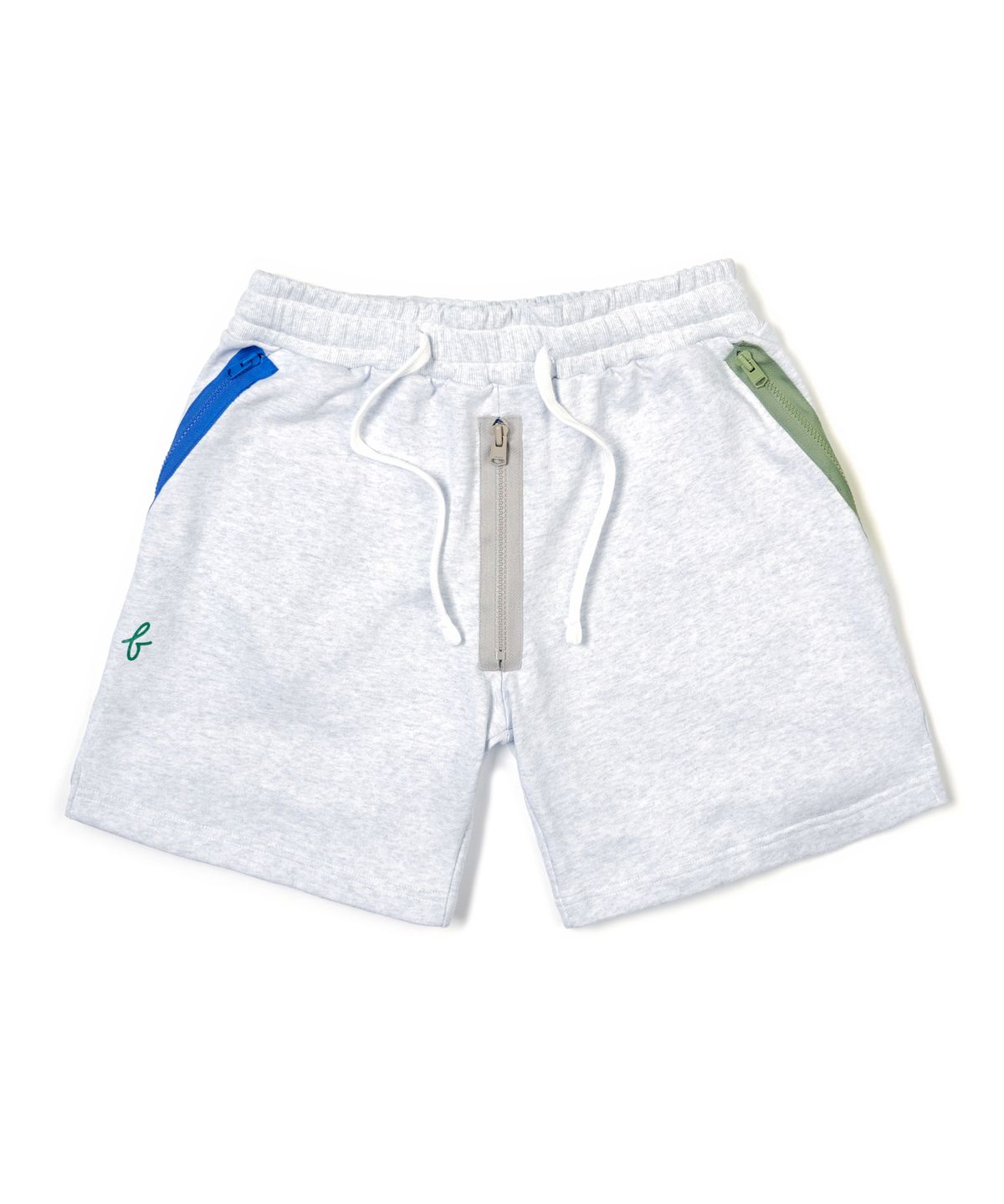 스티그마(STIGMA) 23 ZIPPER SHORTS WHITE MELANGE