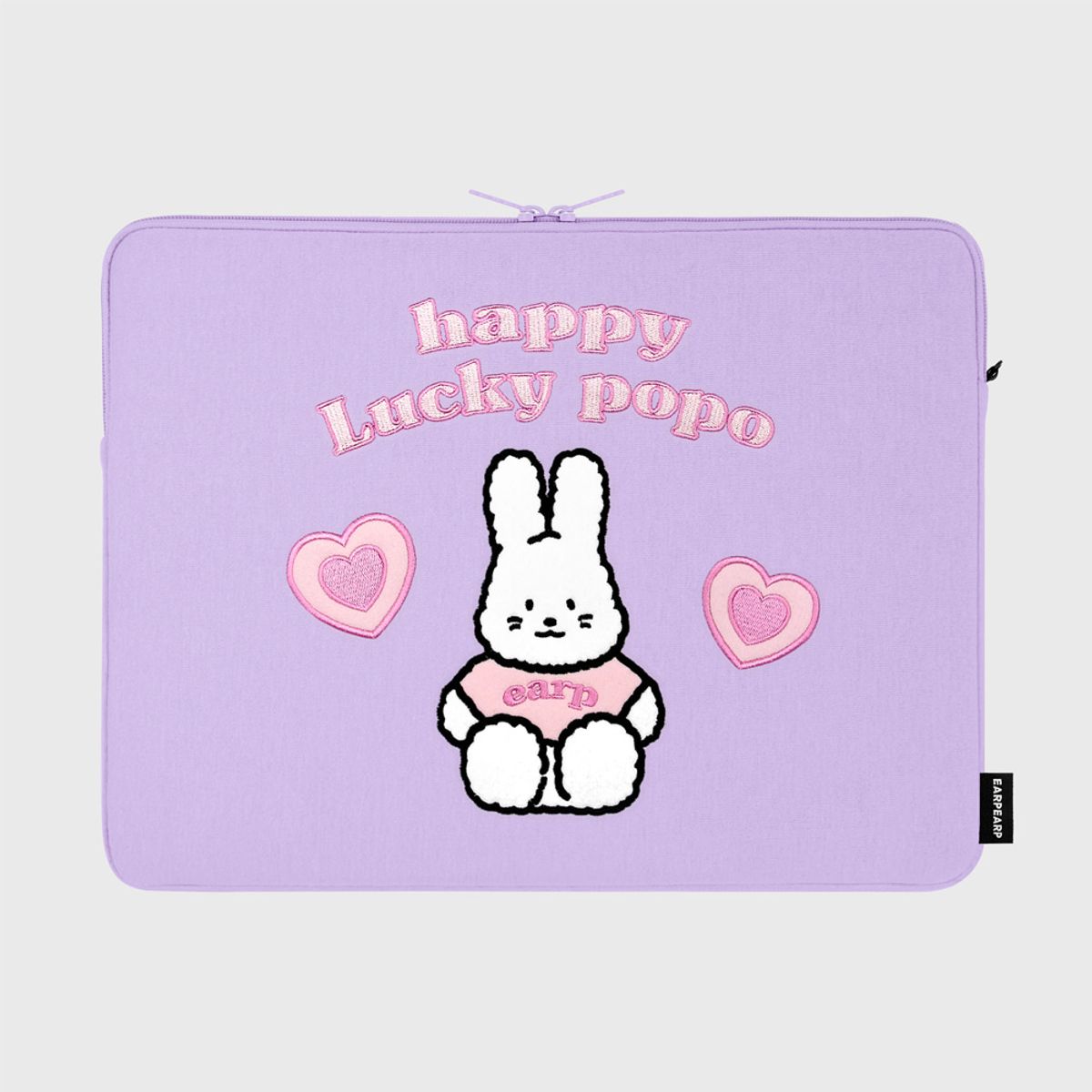 어프어프(EARPEARP) HAPPY LUCKY POPO-PURPLE(노트북파우치)