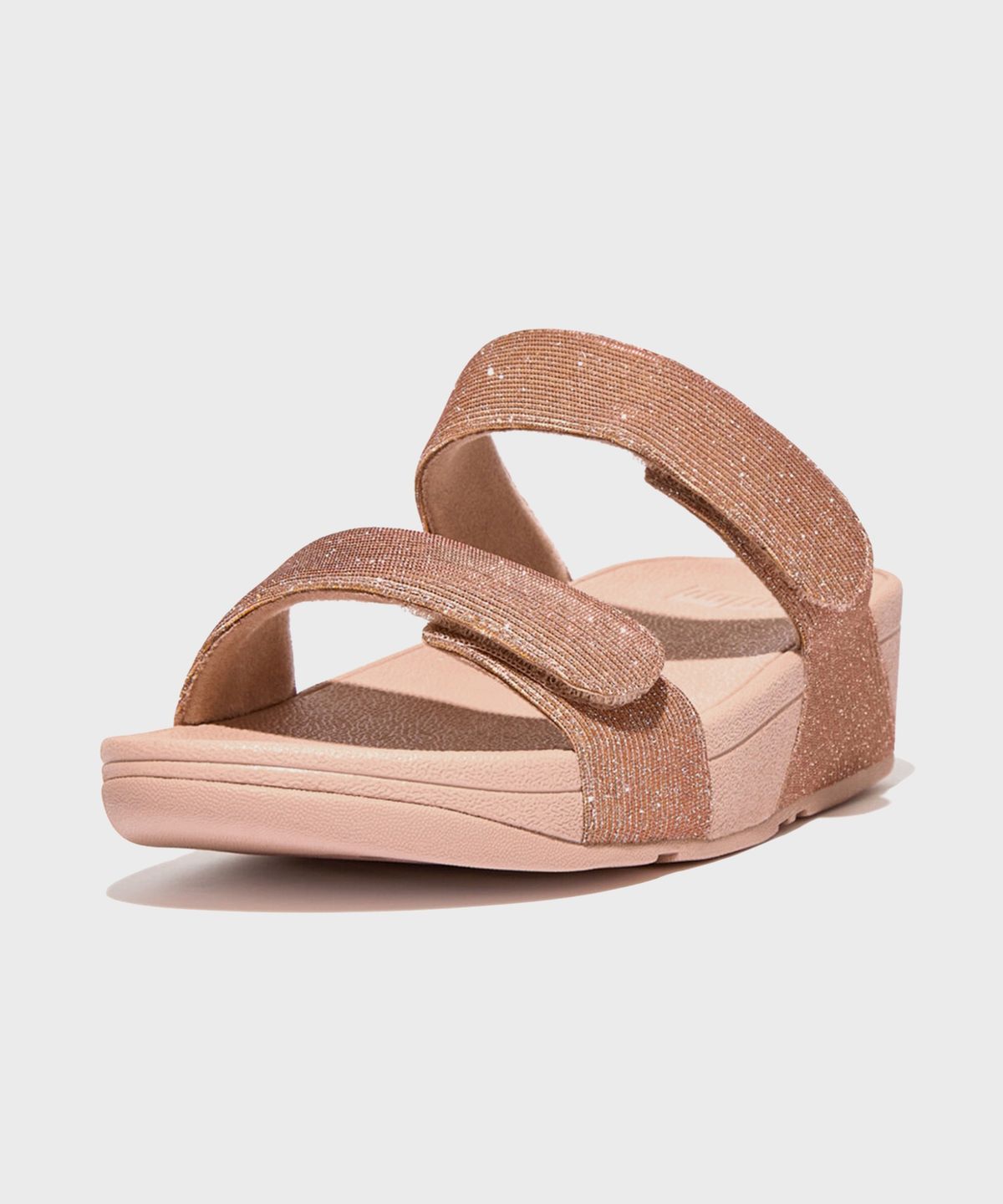 핏플랍(FITFLOP) 루루 쉬머럭스 슬라이드 Rose Gold