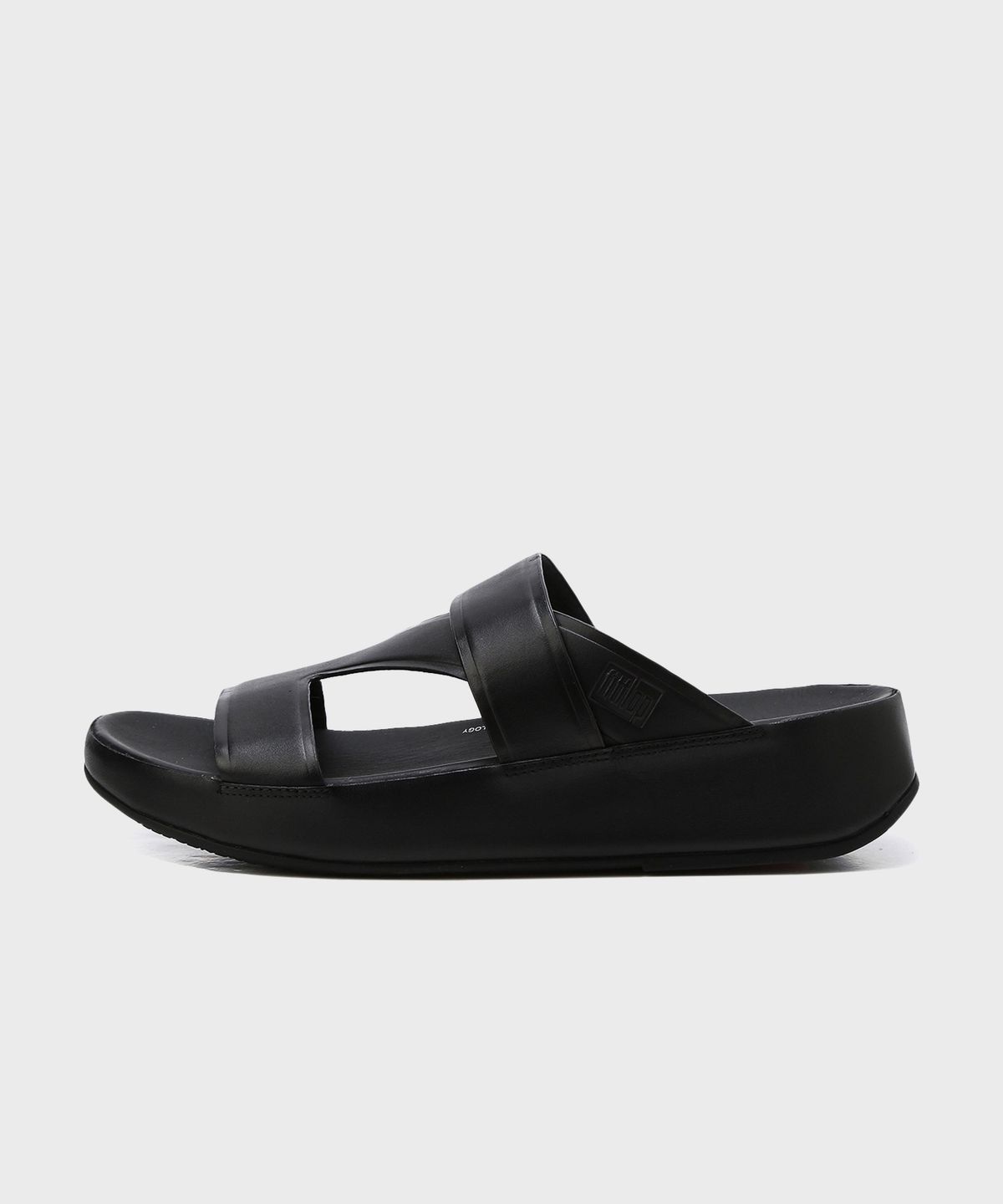 핏플랍(FITFLOP) 남성 사멜 슬리퍼 레더 All Black
