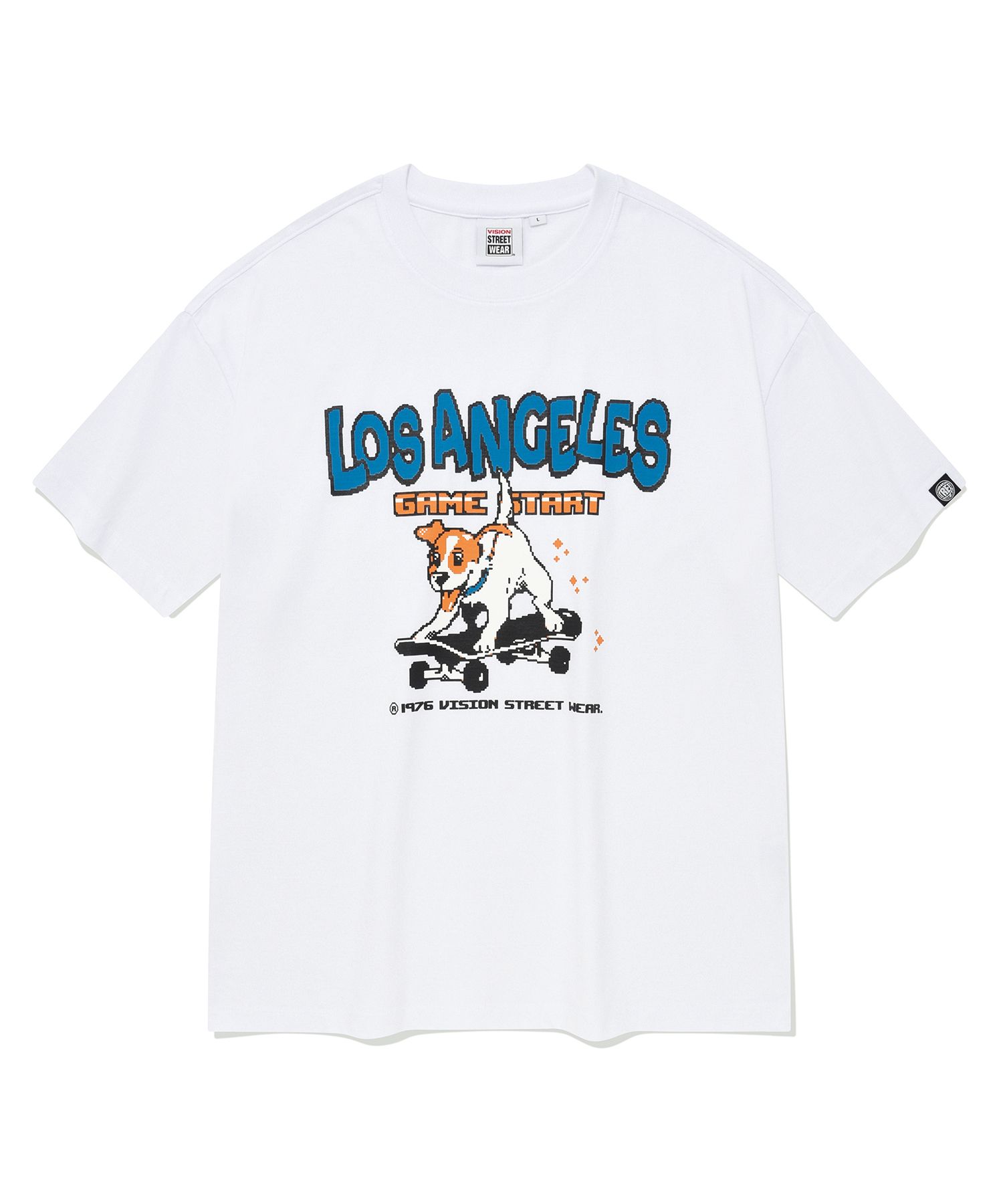 MUSINSA | VISION STREETWEAR VSW 8 Bit Puppy T-Shirts White