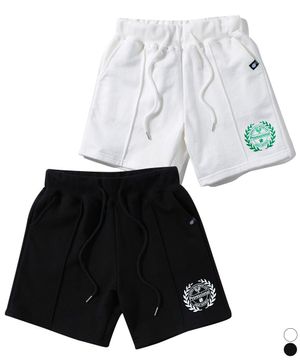 클럽 LAUREL 핀턱 밴딩 주니어 스웻 쇼츠 반바지 JP-J635